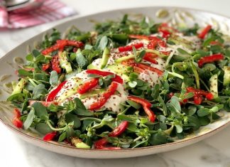 Semizotu Salatası: Yaz Sofralarının Taptaze Lezzeti Semizotu Salatası, özellikle yaz aylarında sofraları süsleyen, ferahlatıcı ve sağlıklı bir salata çeşididir. Semizotunun kendine has tadı ve kıtır dokusu, bu salatayı farklı kılan başlıca unsurlardandır. Salatanın kökeni Anadolu mutfağına dayanmakla birlikte, Akdeniz ve Orta Doğu mutfaklarında da uzun yıllardır sofralarda yer alır. Konulu bir haber görseli.